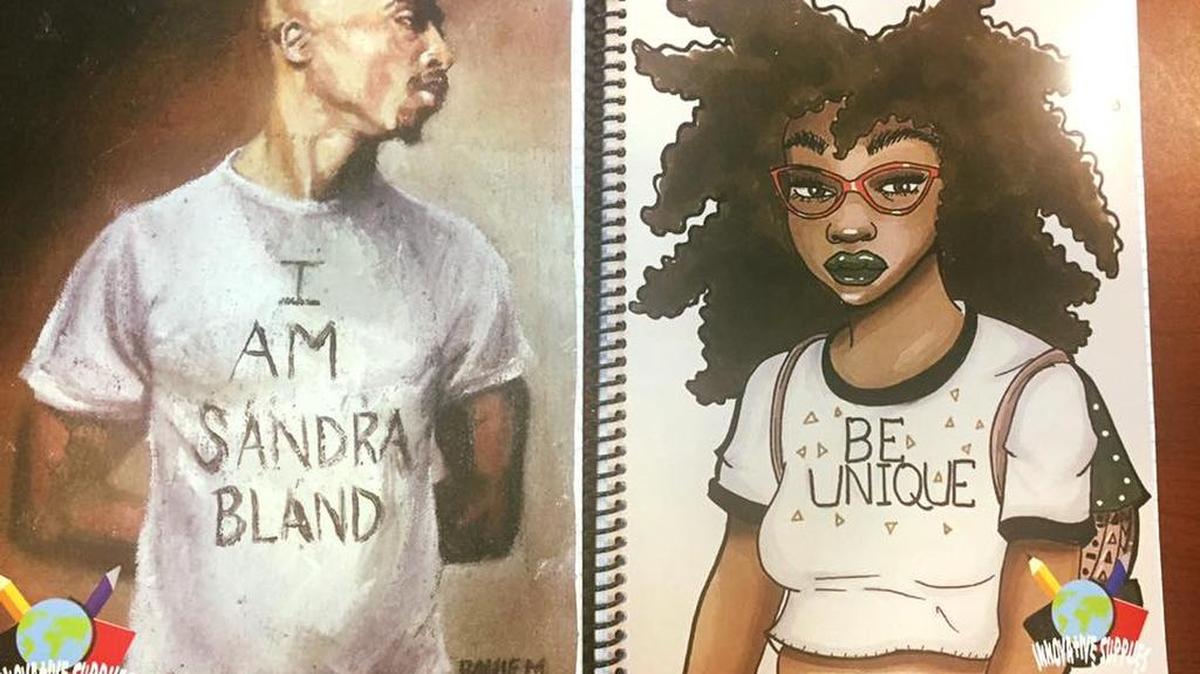 School notebooks manufactured by Columbus-based Innovative Supplies Worldwide, a woman- and veteran-owned company founded last July. --
