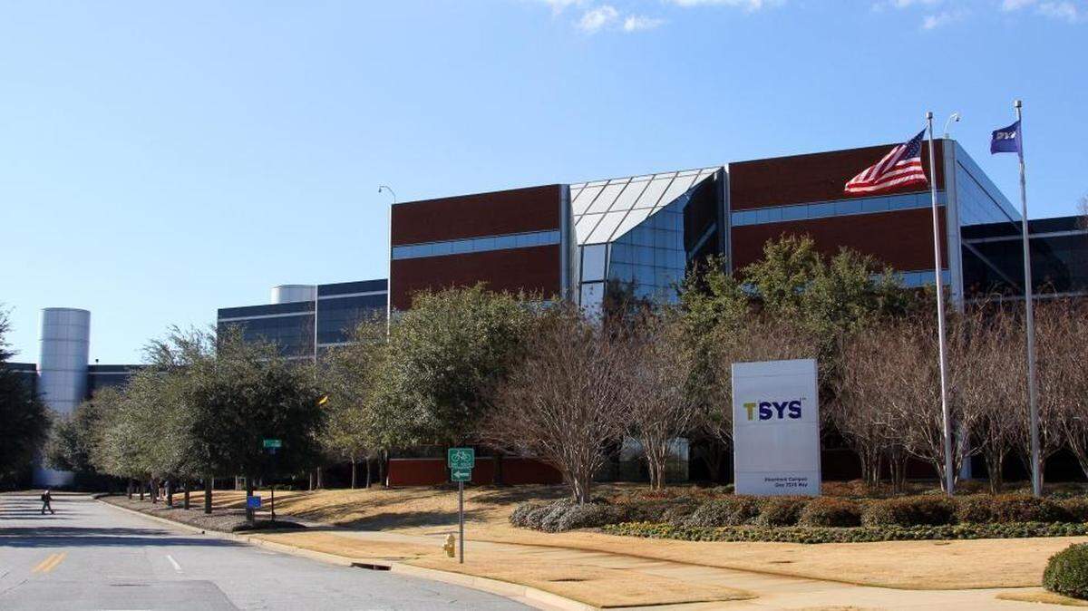 The TSYS riverfront campus in downtown Columbus.