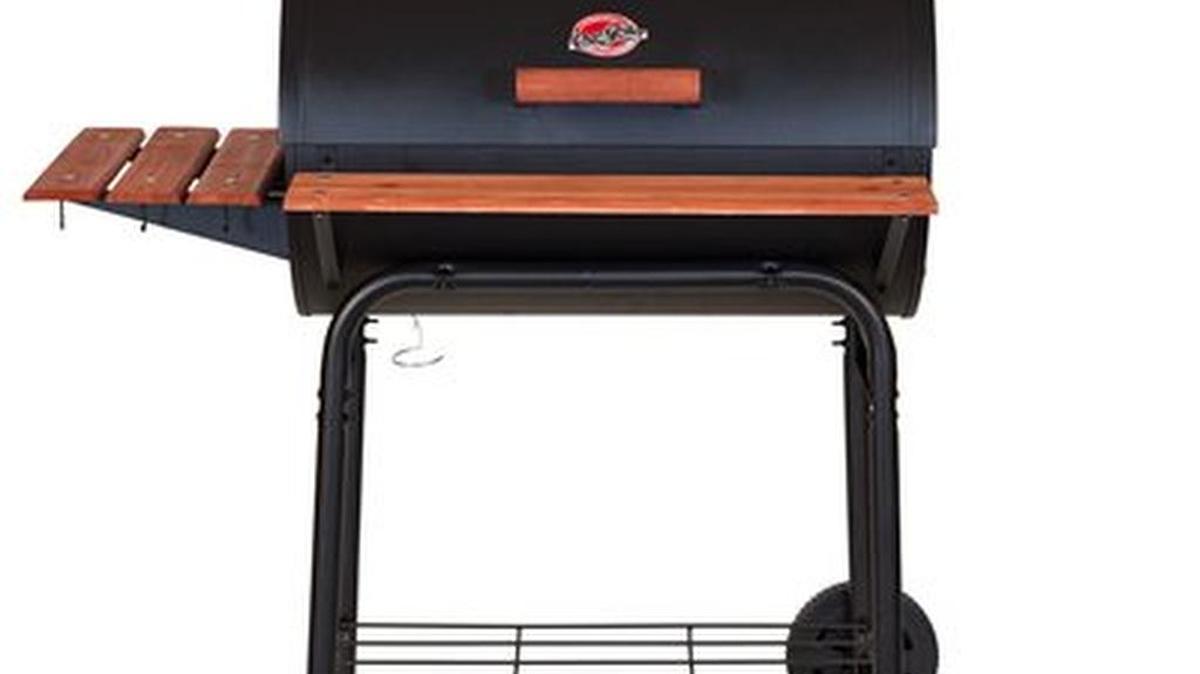 Char Griller grills are made in China, but their shipping boxes have “Designed and Supported in the U.S.A.” printed on all four sides.