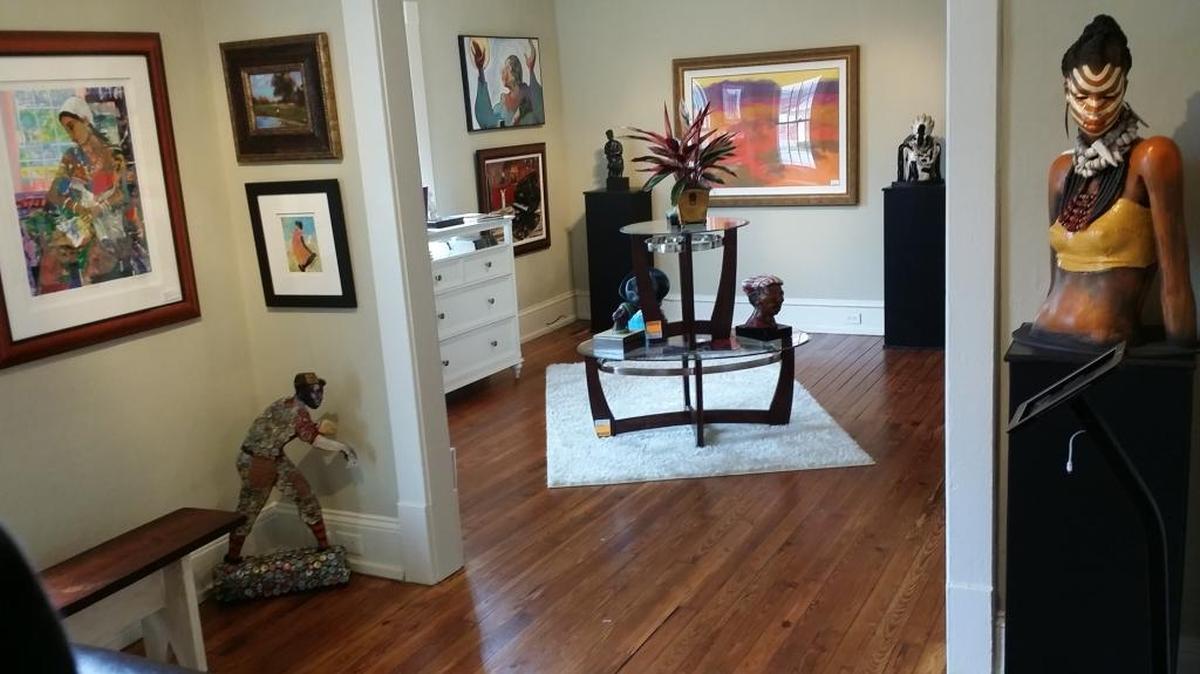 The BAIA House at 1433 St. 17th Street in Columbus is a new gallery that features black art from all over America.