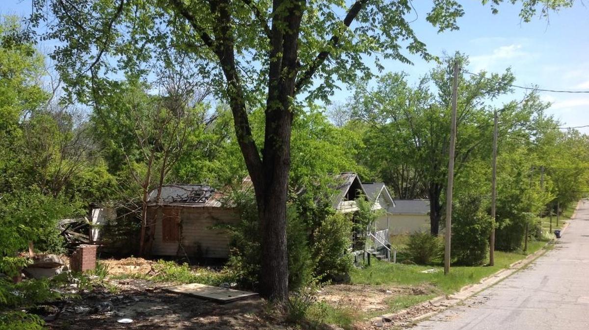 Several houses on Colorado Street are among 16 in the city slated for demolition.