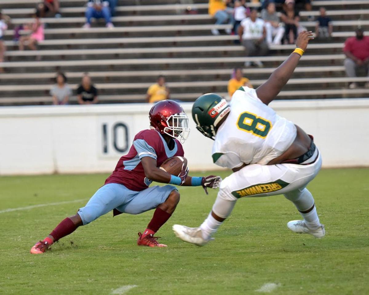Spotted at the Carver versus Spencer football game August 24, 2018, at A.J. McClung Memorial Stadium.
