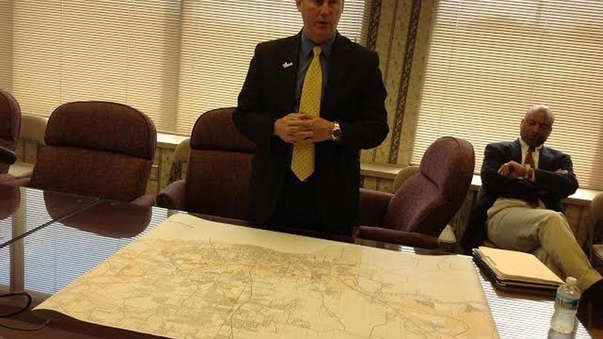 Phenix City Police Chief Ray Smith speaks about changes proposed for the city ordinance on discharging a firearm in the Phenix City.