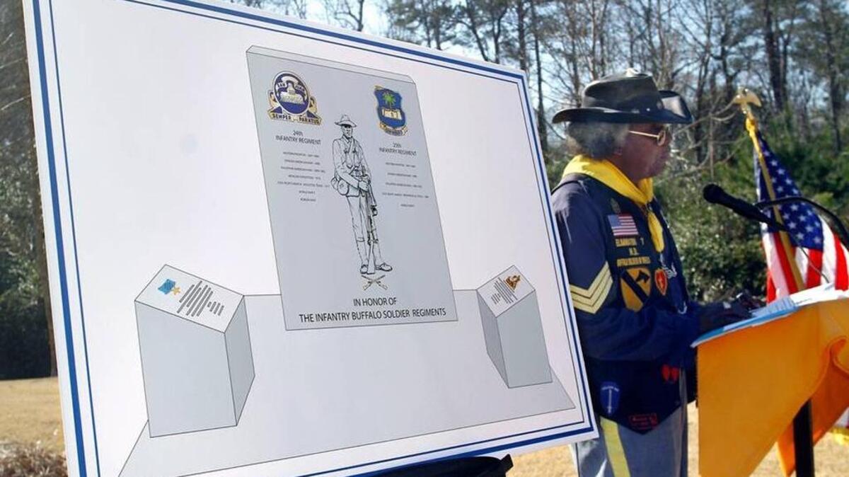 A monument honoring the Buffalo Soldiers will be unveiled on Feb. 16 at the National Infantry Museum “Walk of Honor.”