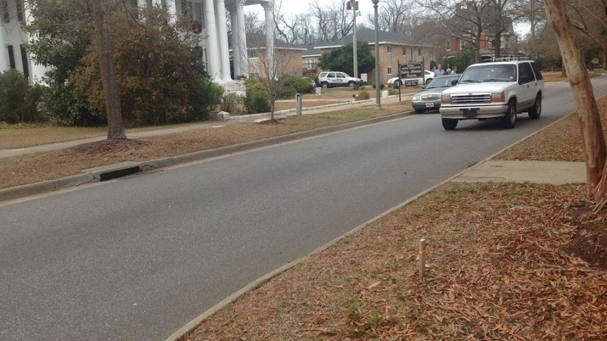 North Eufaula Avenue going into downtown.
