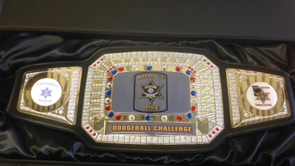 This belt is up for grabs when the Muscogee Marshal’s Office battle the Baker Middle School Lions at 6:30 p.m. Nov. 3, 2017 at 1215 Benning Drive, Columbus.