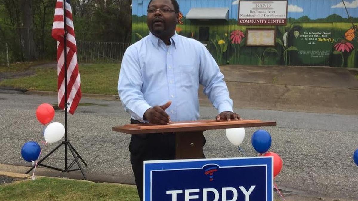 Attorney Teddy Reese went to Charlie Hill Park in Beallwood to kick off his campaign for Council District 10 on Saturday.