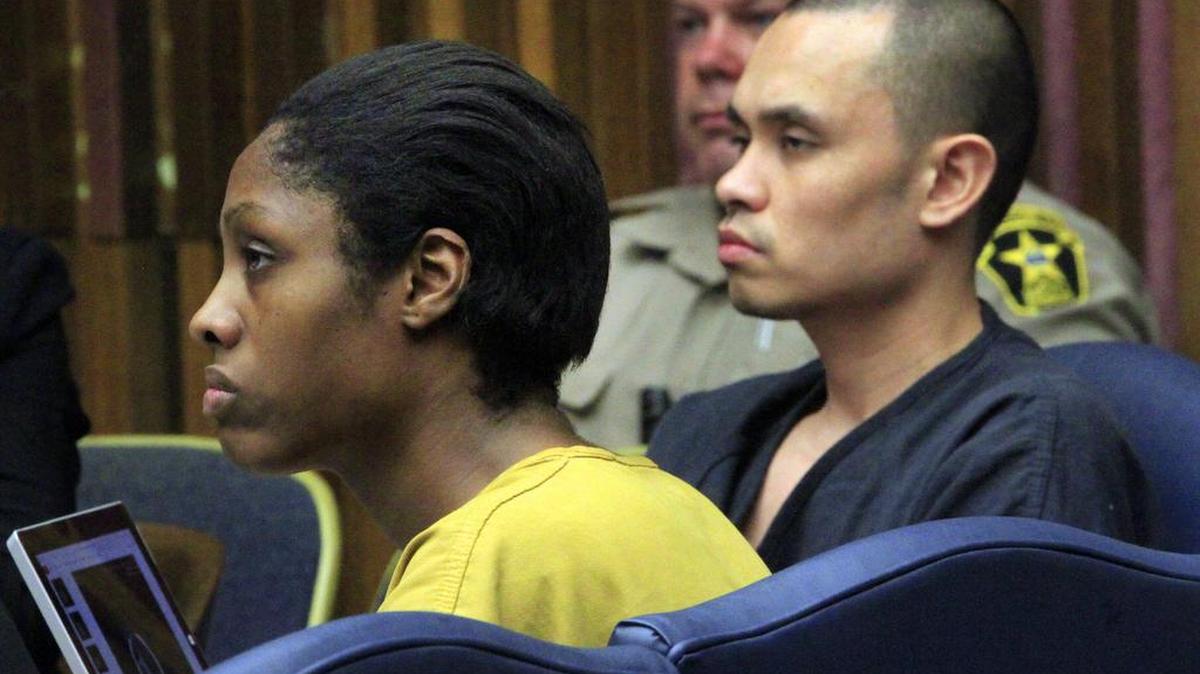 Ashley Debelbot, left, and Albert Debelbot, pictured in 2017, were convicted in the 2008 death of their infant daughter, McKenzy.