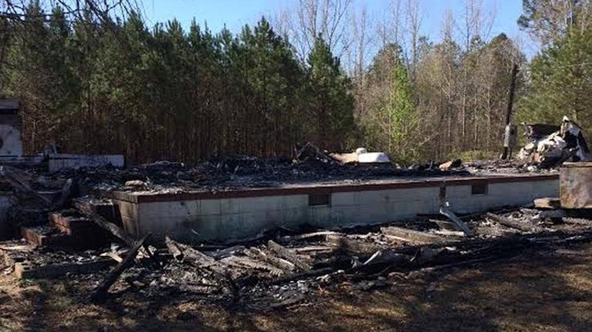 A body was found in this single-wide mobile home after a fire early Wednesday in Warm Springs. The fire and death remain under investigation.