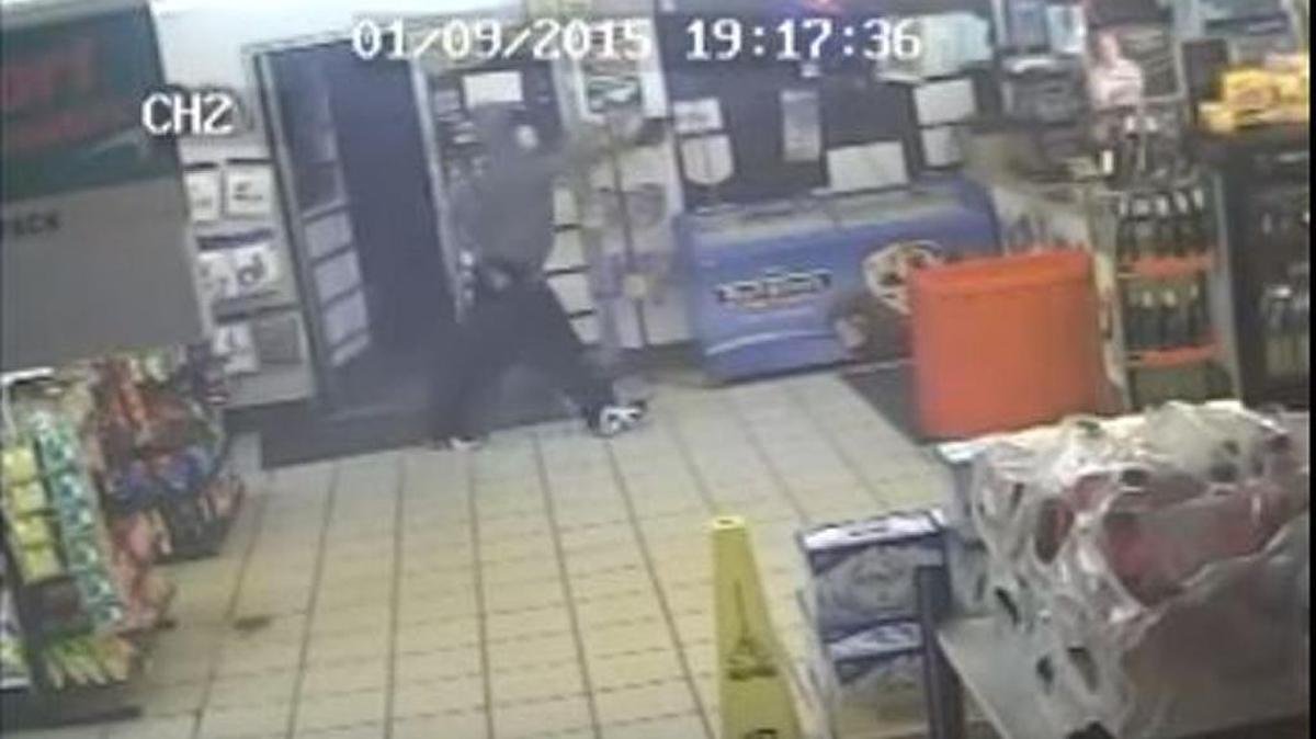 Authorities have released video of the Jan. 9 armed robbery that occurred at an Auburn business on Stage Road.