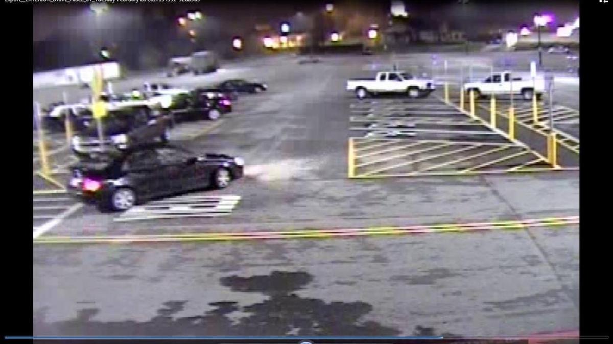 Phenix City police seek information on this dark sedan after it was spotted in Walmart parking lot Tuesday about the time of a robbery.