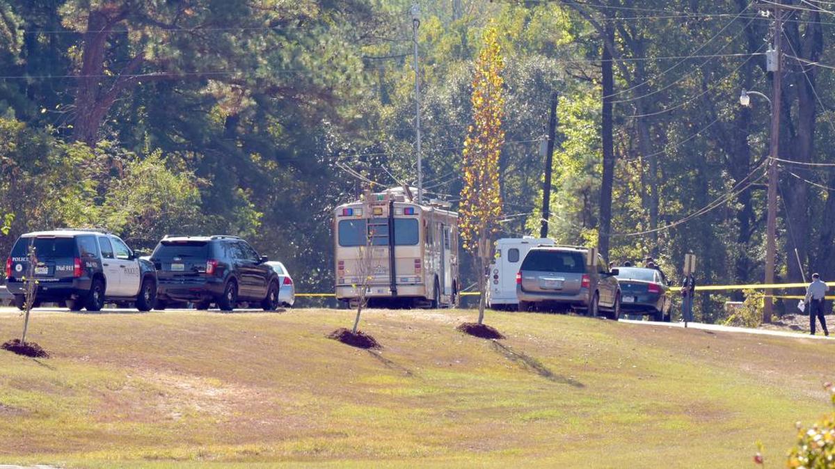 Columbus and Phenix City police investigate a shooting off Riverchase Drive near the intersection of Fifth and Fourth Avenue.
