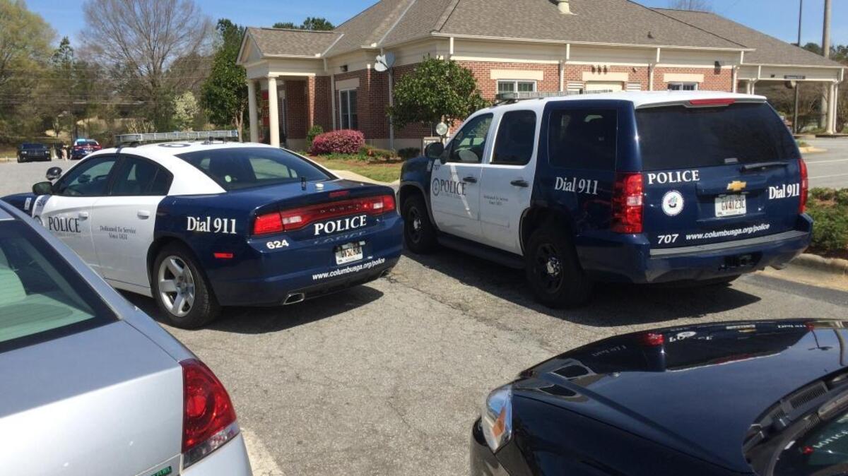 Columbus police have responded to a bank robbery on Milgen Road.