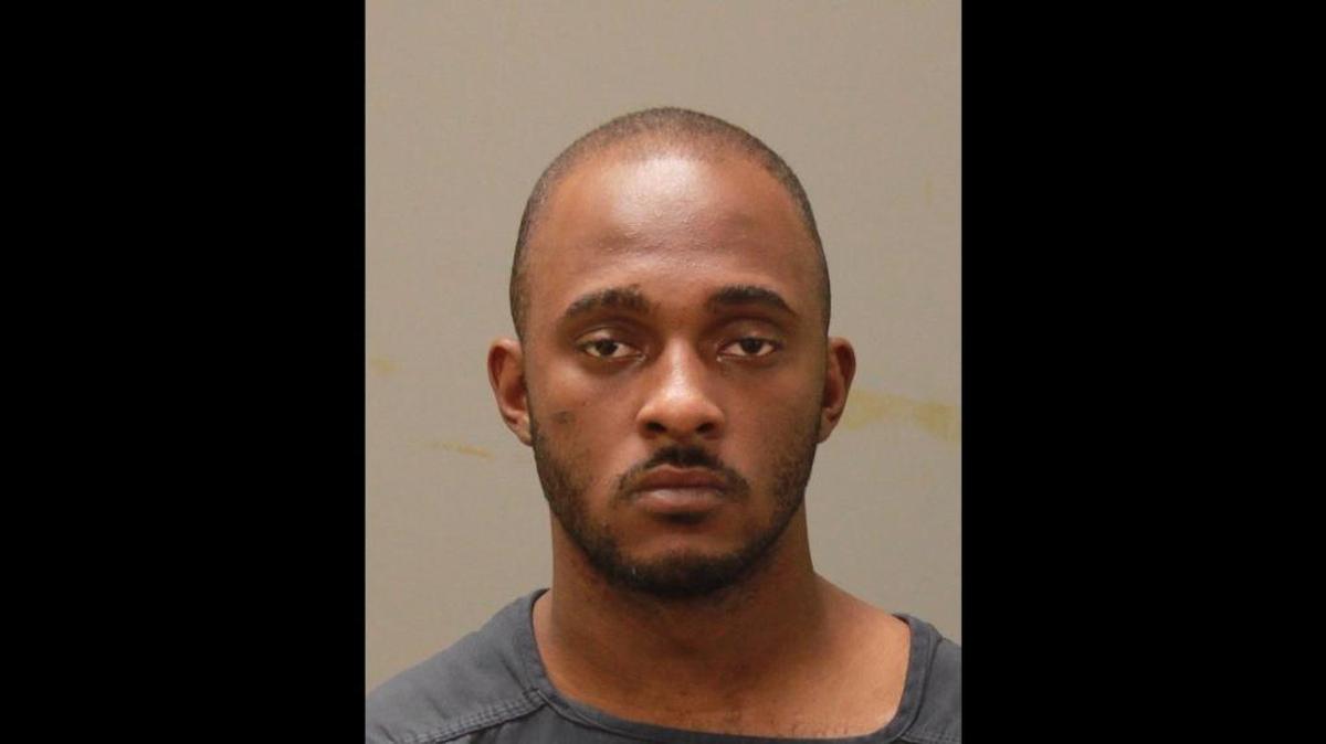 Devante Patterson, 23, was arrested on several counts of snatch and grab burglary at the local shooting range and gun store Shooters of Columbus, police say