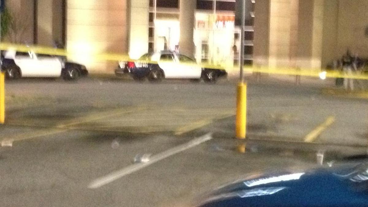 Police investigate a possible shooting Saturday night at Peachtree Mall.