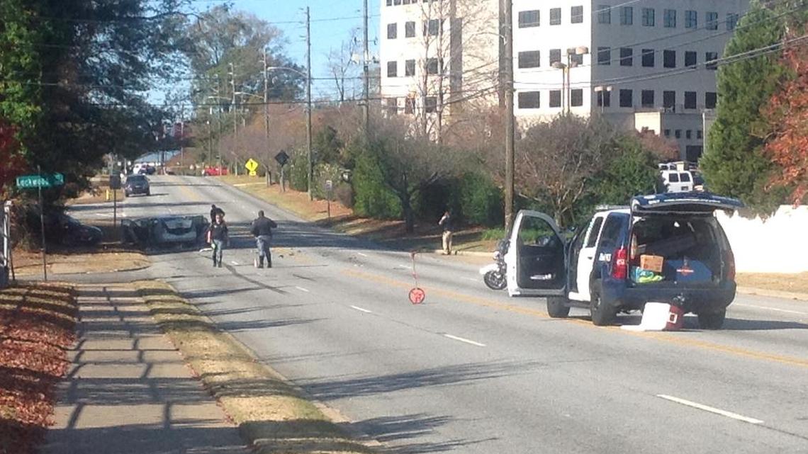 Columbus police are currently on the scene of a crash on Buena Vista Road.