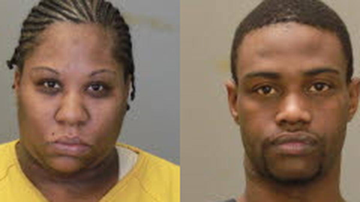 Tanika Johnson and Christopher Gosha (left to right)