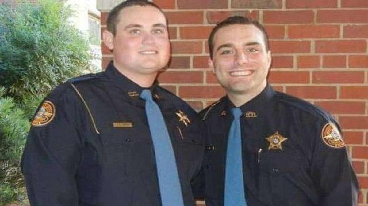Officer Nicholas Smarr, at right, was killed Wednesday in Americus. Officer Jodi Smith was injured seriously during the 9:40 a.m. shooting on South Lee Street and succumbed to his injuries on Thursday.