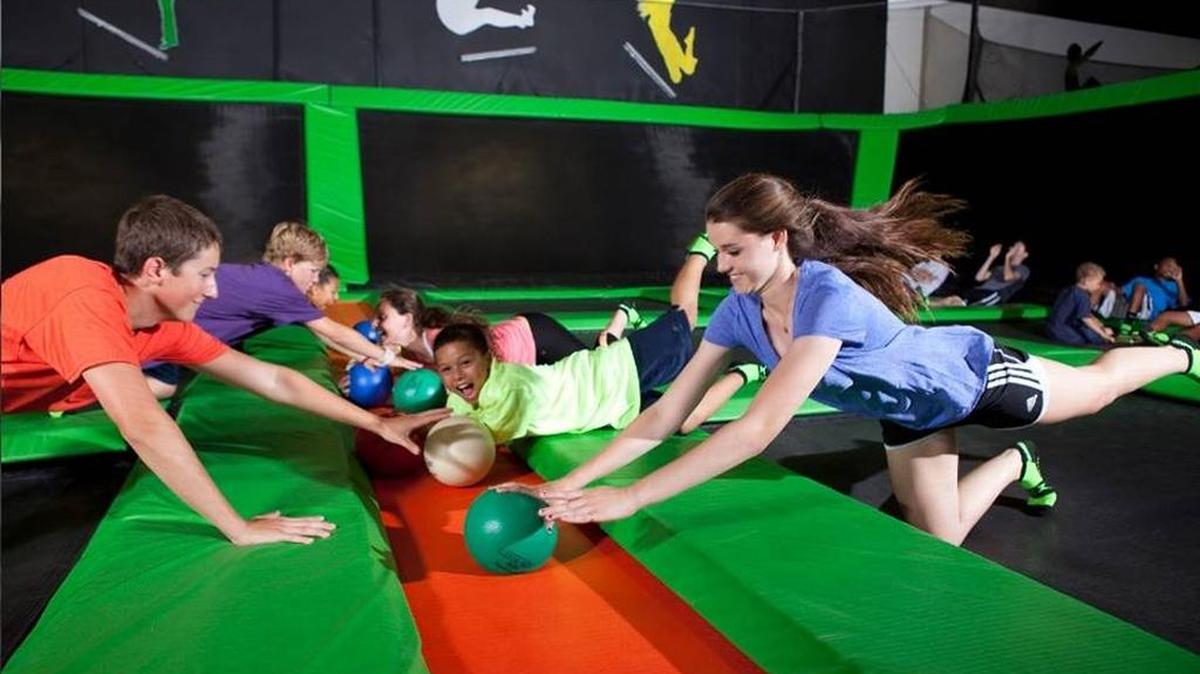 Dodgeball at Launch Trampoline Park