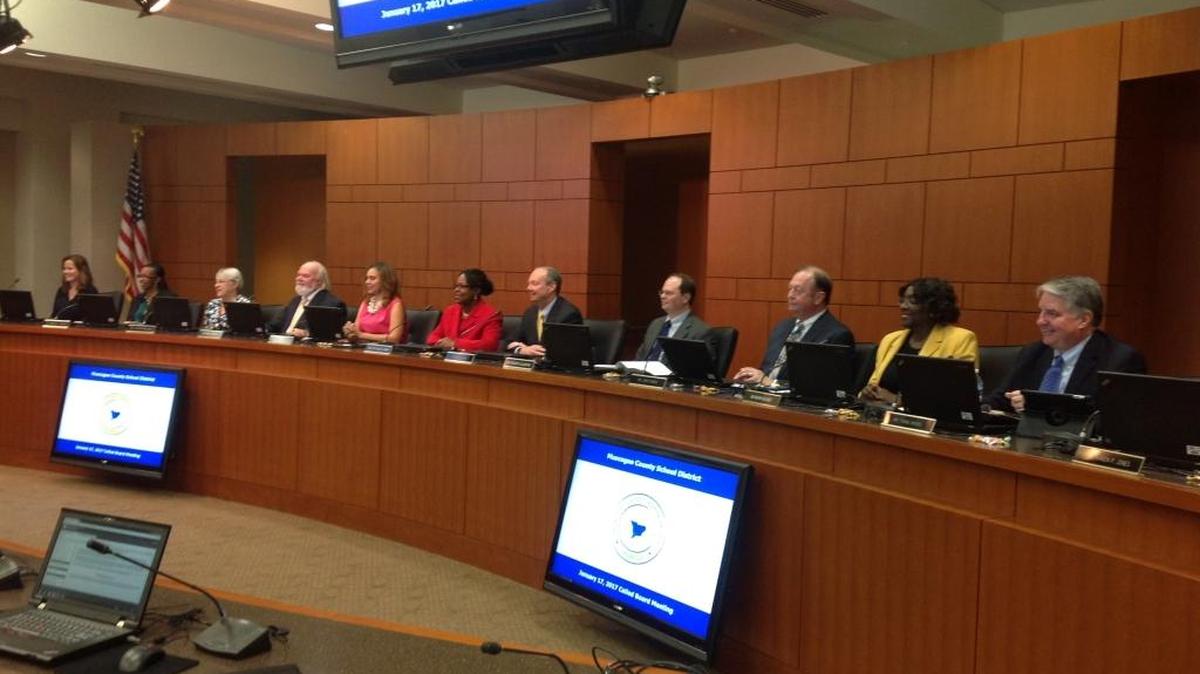 The Muscogee County School Board, shown in this Jan. 17, 2017, file photo, will vote on its leadership positions for 2018 Tuesday night.