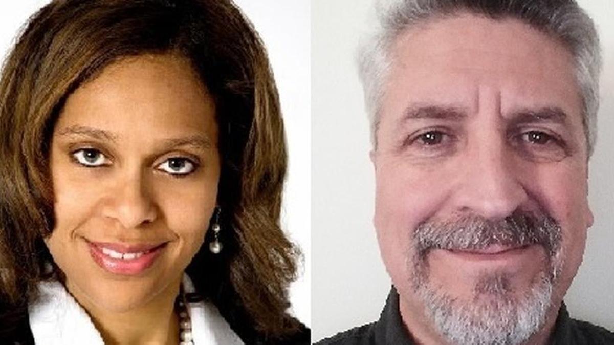 Kia Chambers, left, and Tony McCool