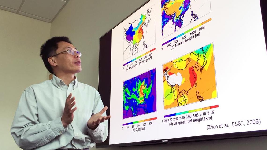 Georgia Tech professor Yuhang Wang does climate research