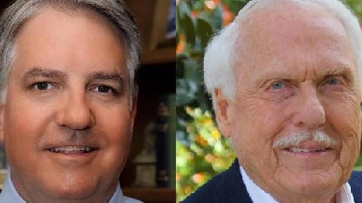Frank Myers, left, Philip Schley