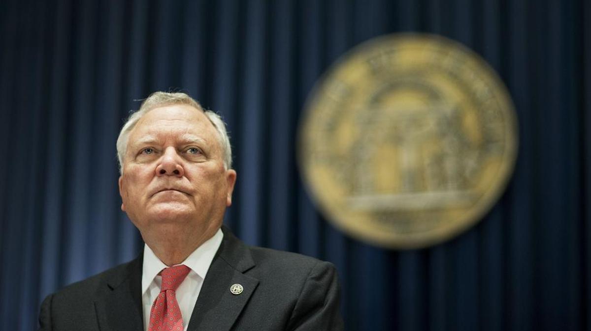 Georgia Gov. Nathan Deal speaks March 27, 2015, in Atlanta.