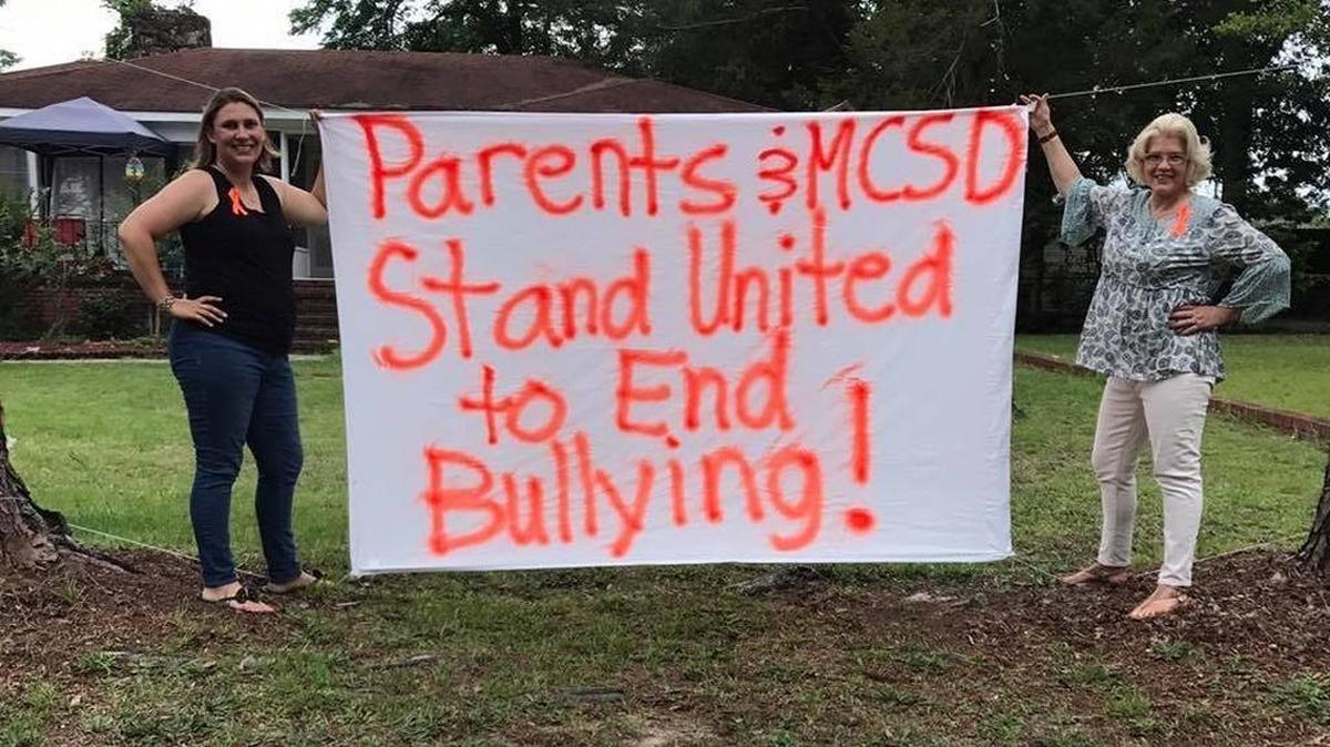 Audra Nesseth, left, and Lisa Jenkins are cofounders of the yet-to-be-named anti-bullying group that had its first forum June 6.