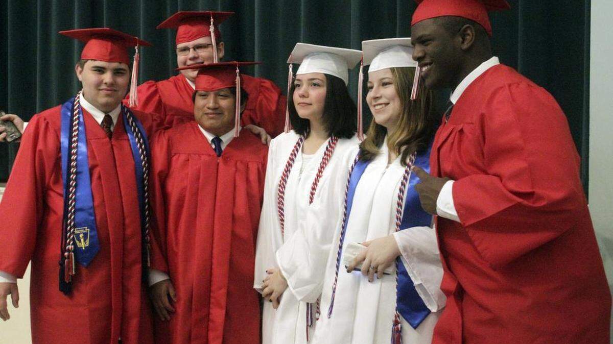 Spotted at the Pacelli High School class of 2016 graduation.