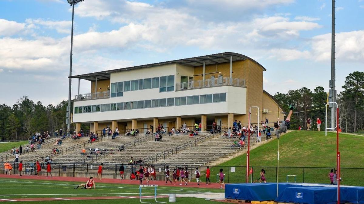 This track meet for middle school students Feb. 23, 2018, at Kinnett Stadium, adjacent to Shaw High School in north Columbus, is the type of event the Muscogee County School District could host in south Columbus if the proposed sports complex is built on the site of the former Cusseta Road Elementary School, adjacent to the new Spencer High School, scheduled to open when classes restart in August.