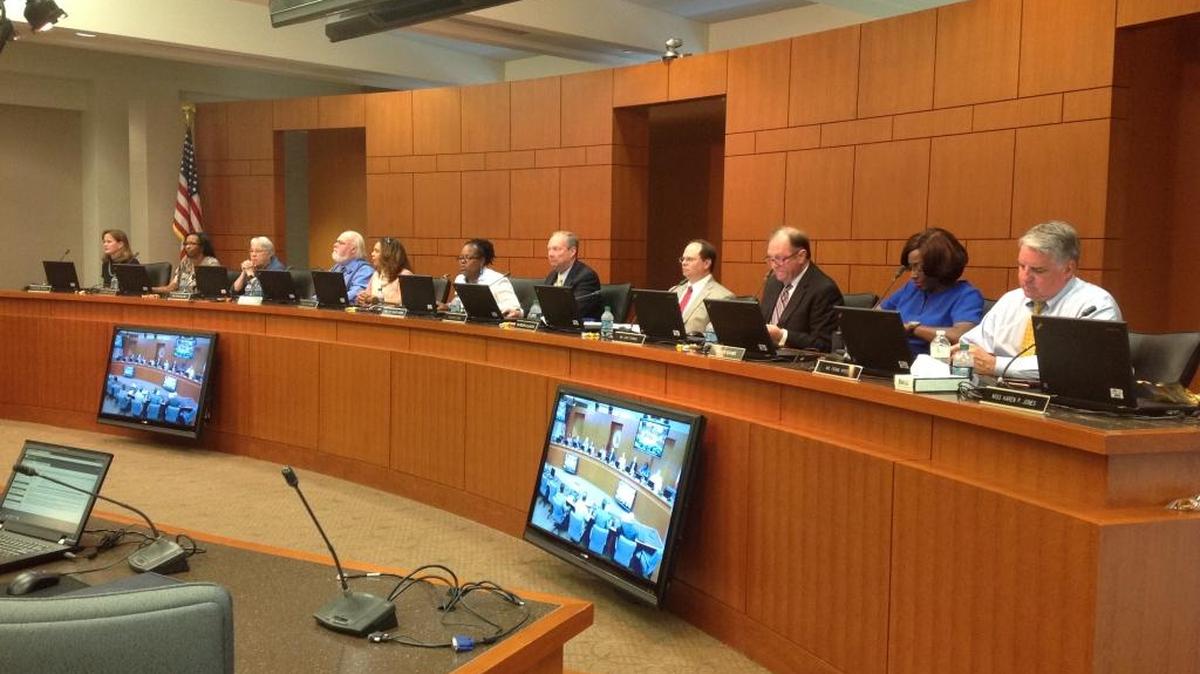 The Muscogee County School Board meets July 17, 2017, in the Muscogee County Public Education Center.