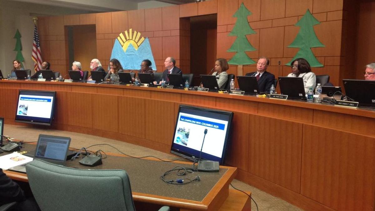 The Muscogee County School Board conducts its monthly meeting Nov. 27, 2017, in the Muscogee County Public Education Center.