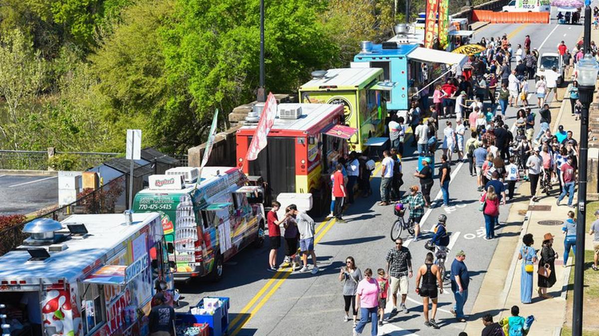 Spotted at Uptown’s biggest Spring Food Truck Festival