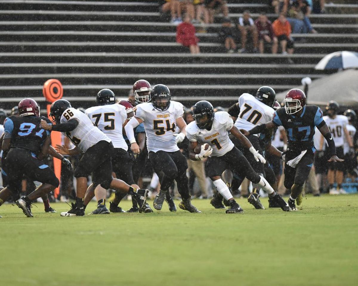 Spotted at the Carver vs. Harris County football game Friday night