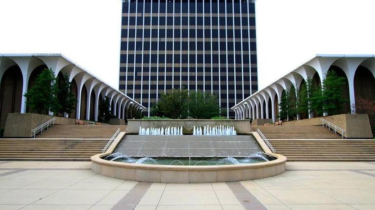 The northern side of the Government Center