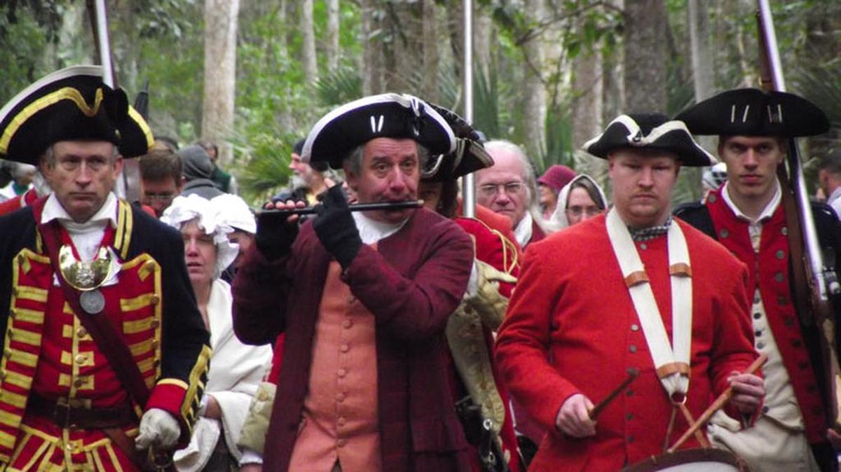 Georgia History Festival's Colonial Faire & Muster at the Wormsloe State Historic Site in Savannah.