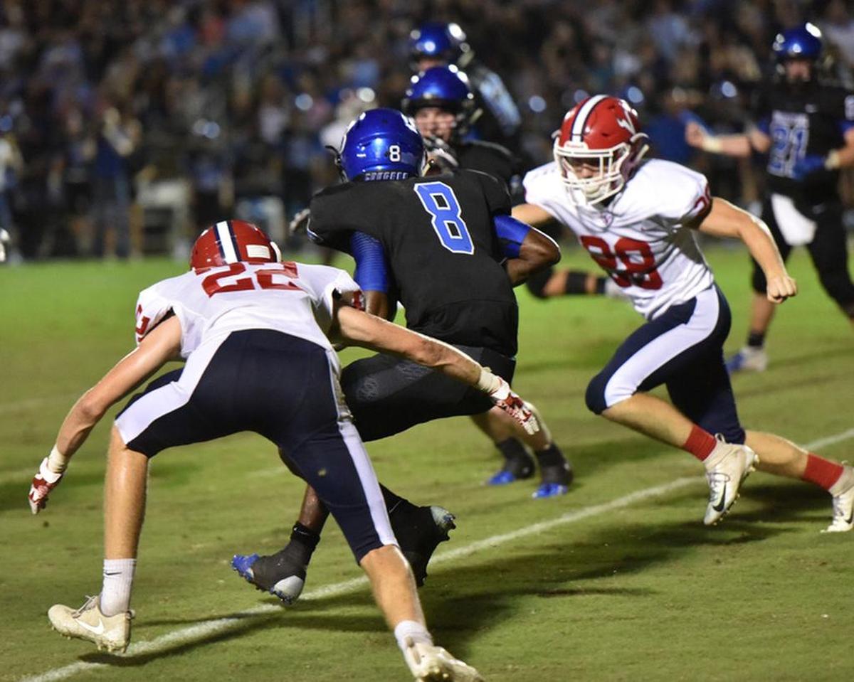 Spotted at the Brookstone vs. Pacelli football game Friday night