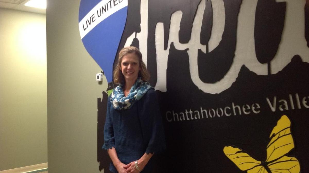 Jennifer St. John, United Way vice president of community initiatives, explains the organization’s annual funding allocation process during a recent interview.