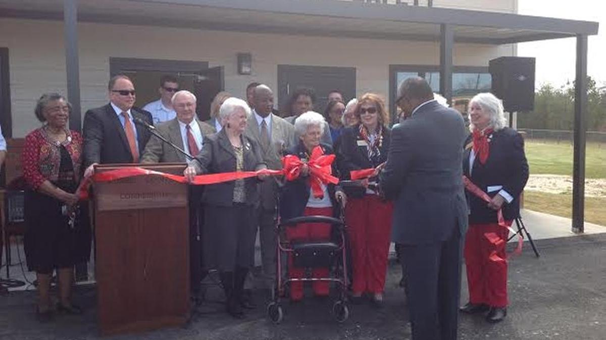 A ribbon-cutting ceremony was held in Seale, Ala. today to introduce the new Russell County Public Safety building. The $200,000 structure will house a Care ambulance service and a Russell County Sheriff's Office substation.