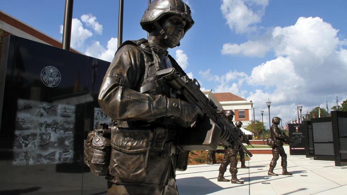 The Global War on Terror Memorial at the National Infantry Museum honors the soldiers who lost their lives post-Sept. 11 serving in the wars in wars in Iraq and Afghanistan. The museum is one of about 46 Columbus nonprofits participating in Georgia Gives Day.