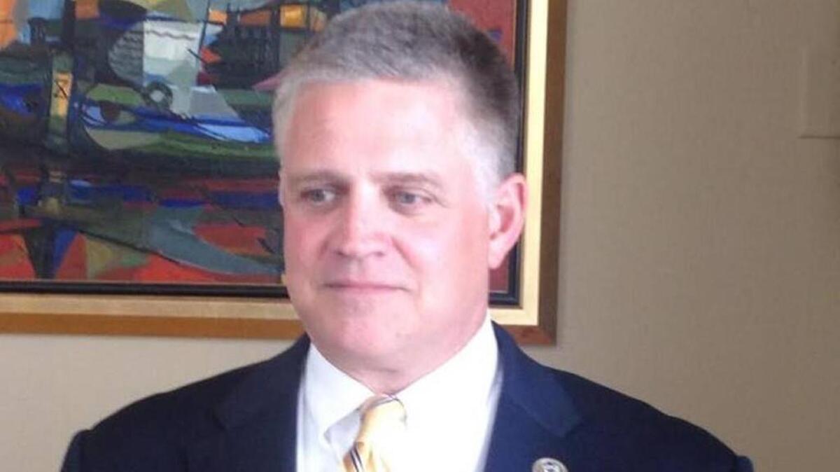 U.S. Rep. Drew Ferguson at the Greater Columbus Chamber of Commerce on April 19, 2017.