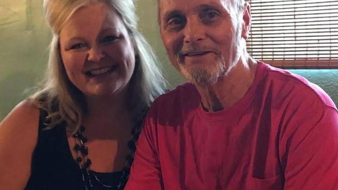 Yevette Matthews and her father Jim Ellis met for the first time after discovering each other on ancestry.com