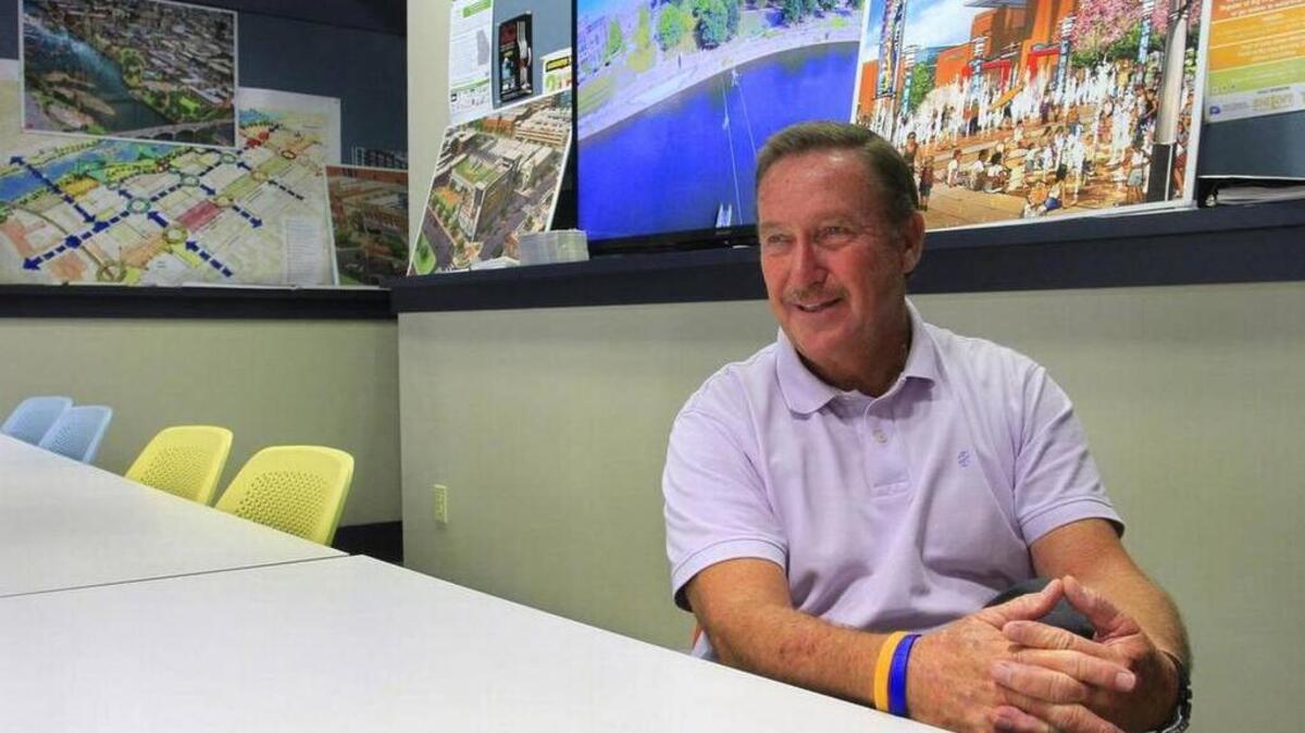 Richard Bishop, retired president of Uptown Columbus Inc.