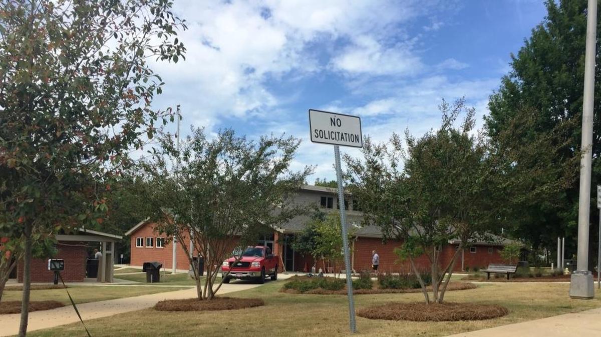 Workers are putting finishing touches on the renovated Welcome Center on Williams Road. It should reopen on Oct. 7.