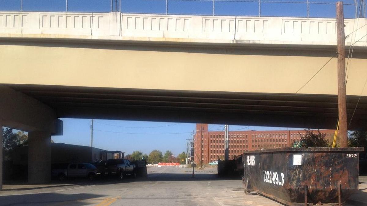 This stretch of Front Avenue may soon be back open to the public.