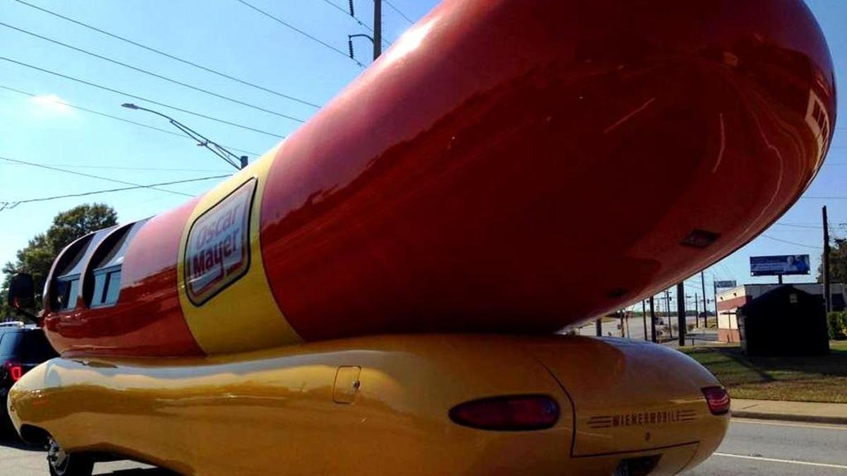 The Wienermobile was in Columbus last week.