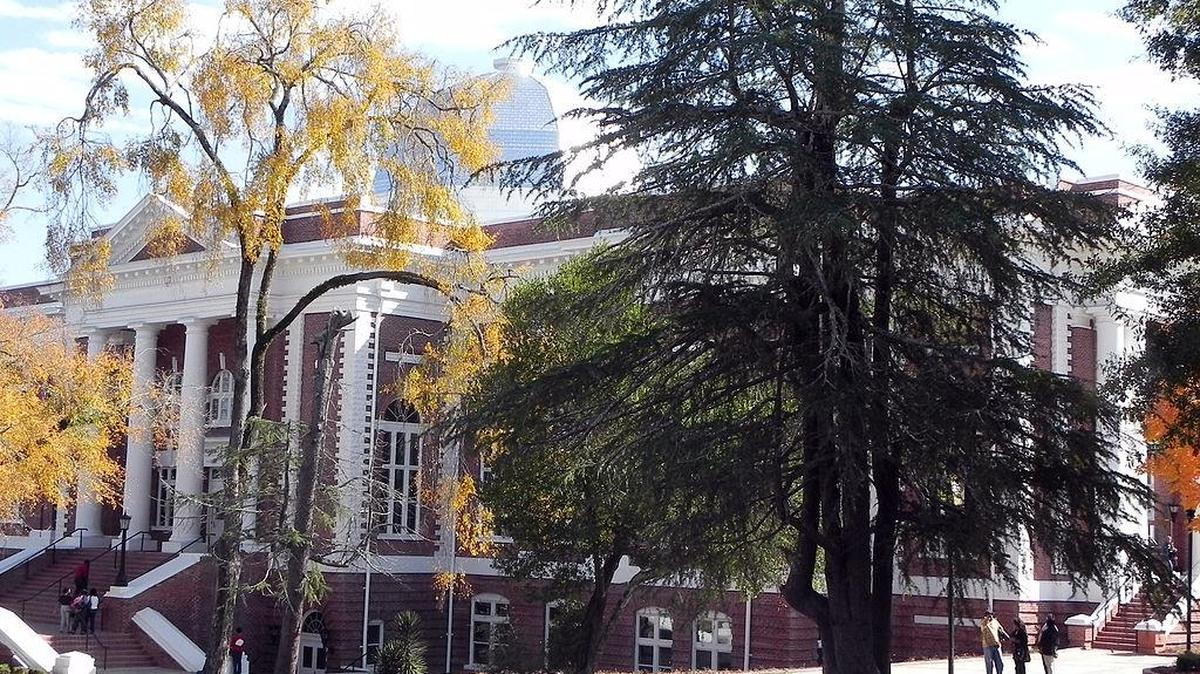 Tompkins Hall on the Tuskegee University campus.