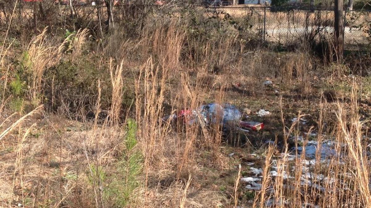 This pile of solid waste was dumped just off the Follow Me Trail south of Torch Hill Road in Columbus.