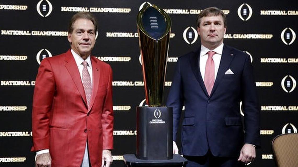 Athlon Sports is projecting a College Football Playoff championship game rematch between Nick Saban's Alabama Crimson Tide and Kirby Smart's Georgia Bulldogs in the SEC Championship Game